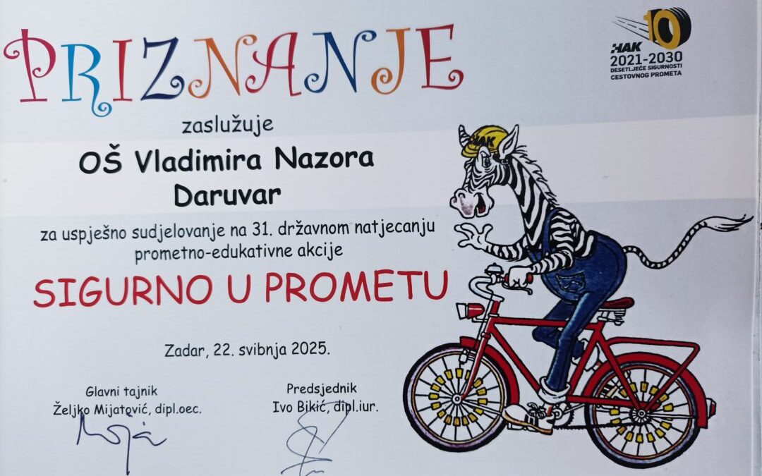 31. državno natjecanje Sigurno u prometu
